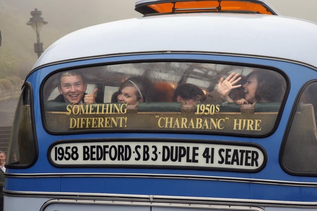 In 2009, Myah Ashkenazy hired a classic 1958 Bedford Duple coach (from Coastal and Country Coaches of Whitby) for all her friends to travel to the prom.