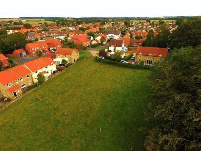 This 0.33 acre land space is for sale with Cundalls with a guide price of £40,000.