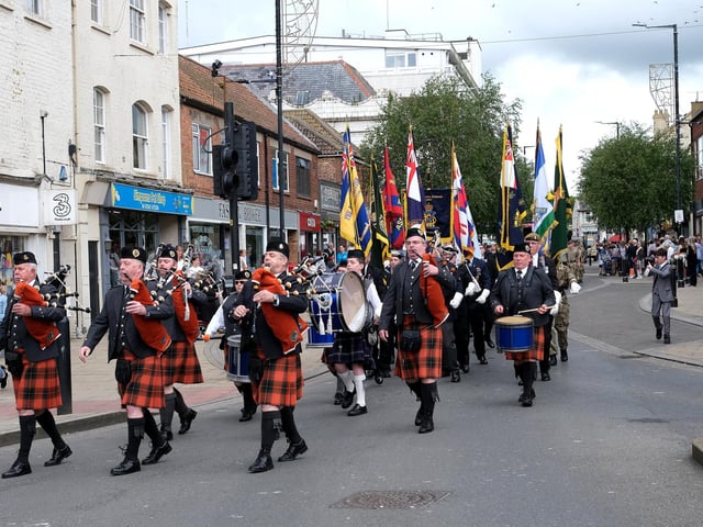 The parade marches on.