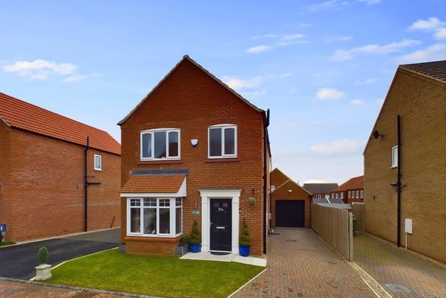 This three bedroom detached house is for sale with Hunters for £250,000.
