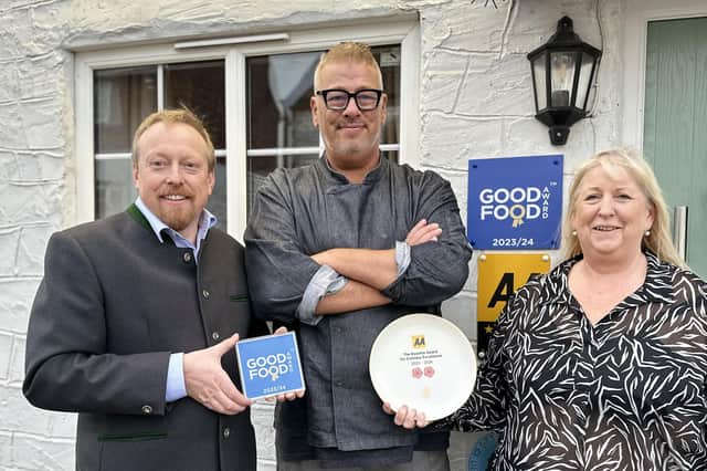 Less than a year since the Wolds Restaurant opened in Flixton, near Scarborough, the restaurant has now received an AA award.