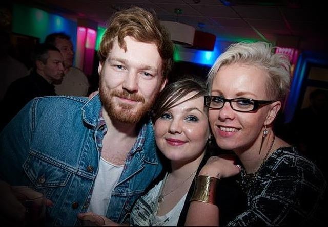 Shane, Bex and Deana having a catch up in Bar 4.