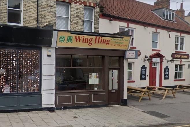 Wing Hing, located on Falsgrave Road, placed at number five.