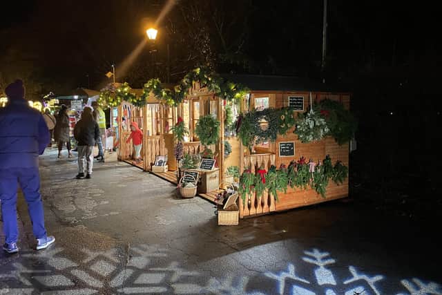 The Christmas themed stalls were a welcome addition to this year's festivities.