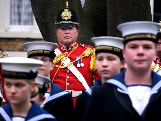 Standing to attention