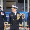 Ready to receive the salute