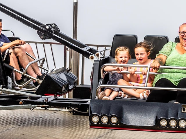 All the fun of the rides.
