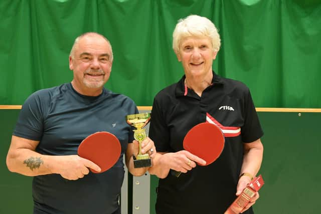 Bridlington Table Tennis League action,. Photos by Tony Wigley