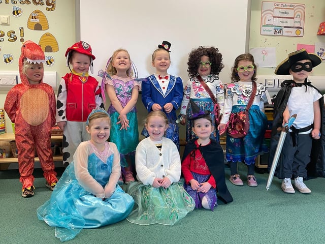 East Ayton School youngsters on World Book Day.