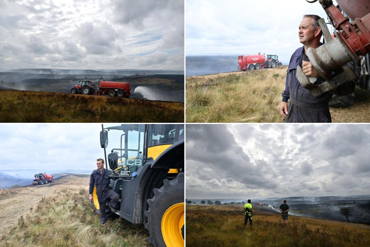 IN PICTURES: 12 photos which show the shocking extent of the Langdale Moor Fire