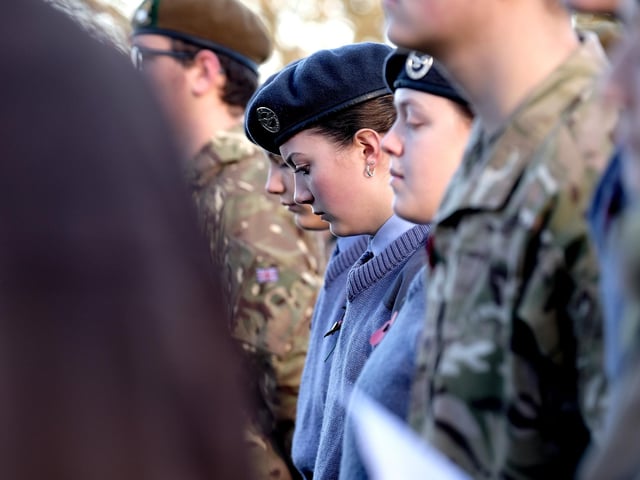 All branches of the services were represented