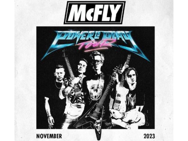 Chart toppers Mcfly will be coming to Bridlington Spa on November 10 as part of their new 'Power To Play' Tour. Tom Fletcher, Danny Jones, Harry Judd and Dougie Poynter are taking things into their own hands in a way they never anticipated. Throwing off the shackles of expectations, focusing on the things they love the most about making music together and delivering their biggest, boldest and most brilliantly noisy statement yet. That statement is 'Power To Play', an all-out celebration of rock music in all forms that takes McFly back to the very reason they started their journey in the first place.