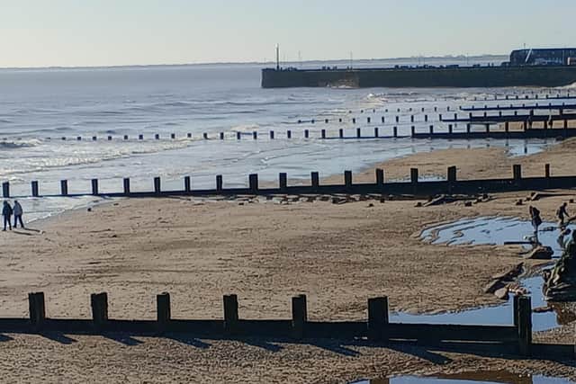 Ollie Appleby focuses on the north beach breakers.