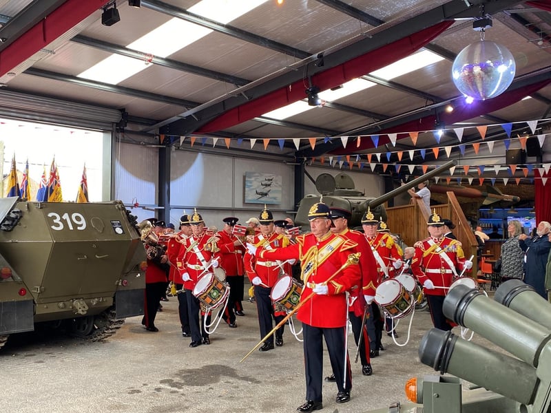 Veterans looking resplendent.