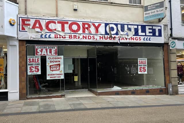 The proposed site of the German doner kebab shop in Scarborough.