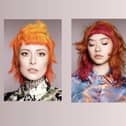 The hairstyles modelled for Bridlington's Salon Prisma, which has reached the national finals of a competition.