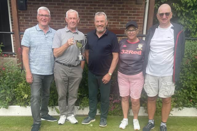 Bridlington’s Geoff Oldham and Brian Whitehouse win Borough Bowling Club Over-60s Doubles