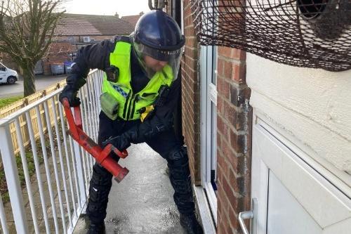Intelligence led warrants were executed in both Eastfield and Filey