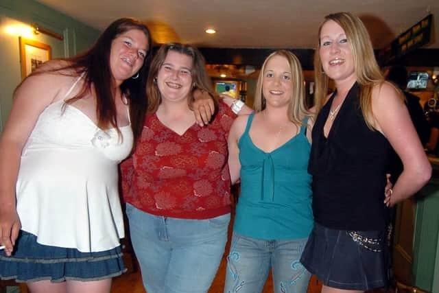 Emma from Osgodby, Linzi, Lisa and Sam from Eastfield out celebrating Emma's birthday
