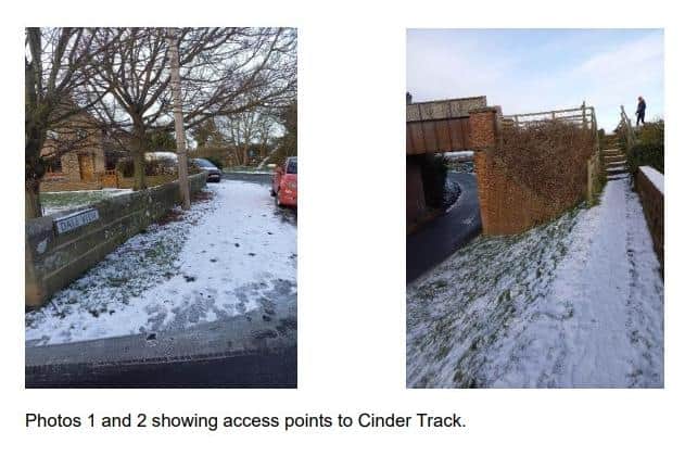 Council assessment of Stainsacre To Caedmon College walking route.