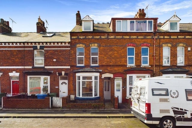 This three bedroom terraced house is for sale with Hunters for £130,000.