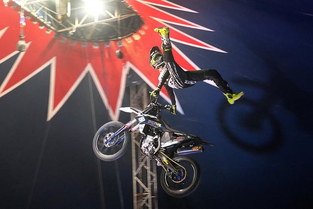 Motorbike stunts wowed the crowd!