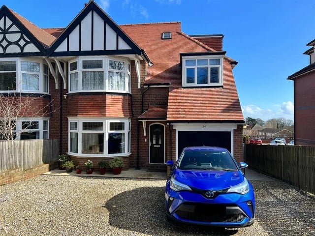 This five bedroom and three bathroom semi-detached house is for sale with Colin Ellis with a guide price of £450,000.