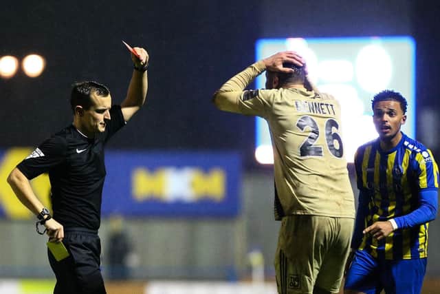 Boro lost 1-0 at King's Lynn Town. Photos by Zach Forster