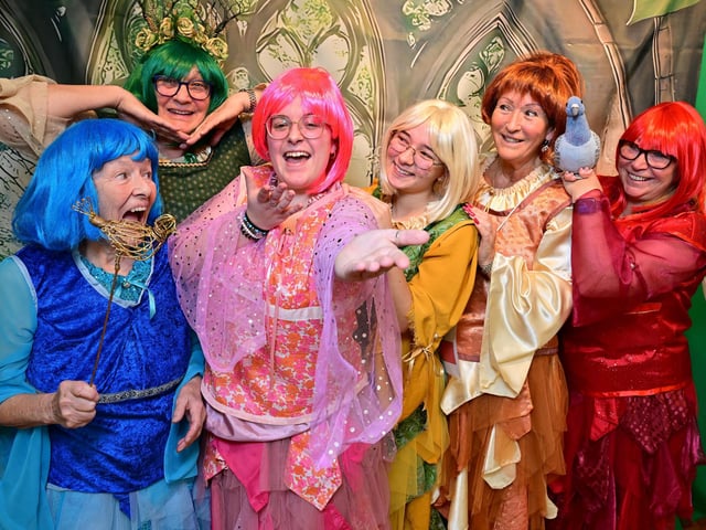 Fairies Annabel Andrews, Sue Mount, Izzy Ashton-Wickett, Josie Groark, Tina Ollerenshaw and Rachel Todd work their magic.
