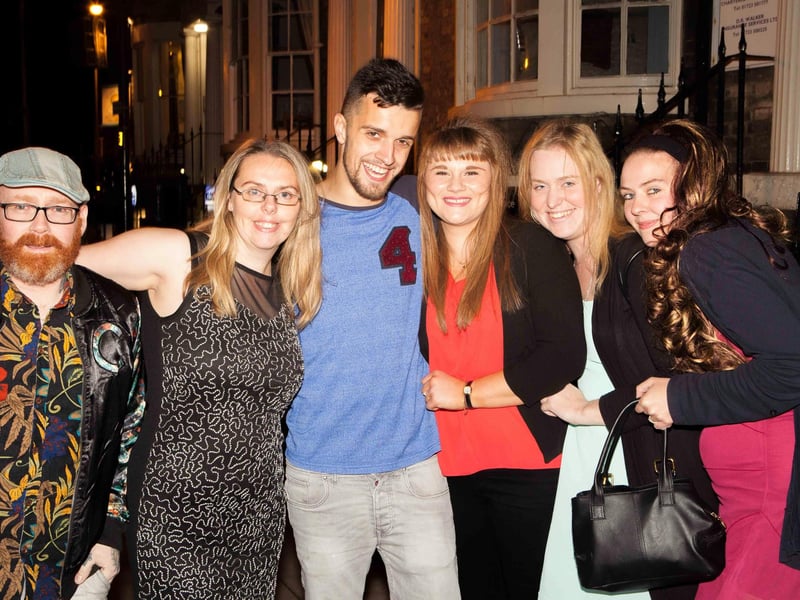 Dave, Sue, Lee, Alice, Stacey & Tanya enjoying their night out in Scarborough.