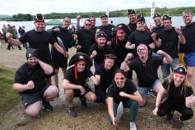 Ahoy me Hearties! Dragon boat racing at North Yorkshire Water Park. Photo by Richard Ponter