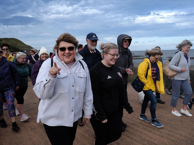 Enjoying the walk.
picture: Richard Ponter