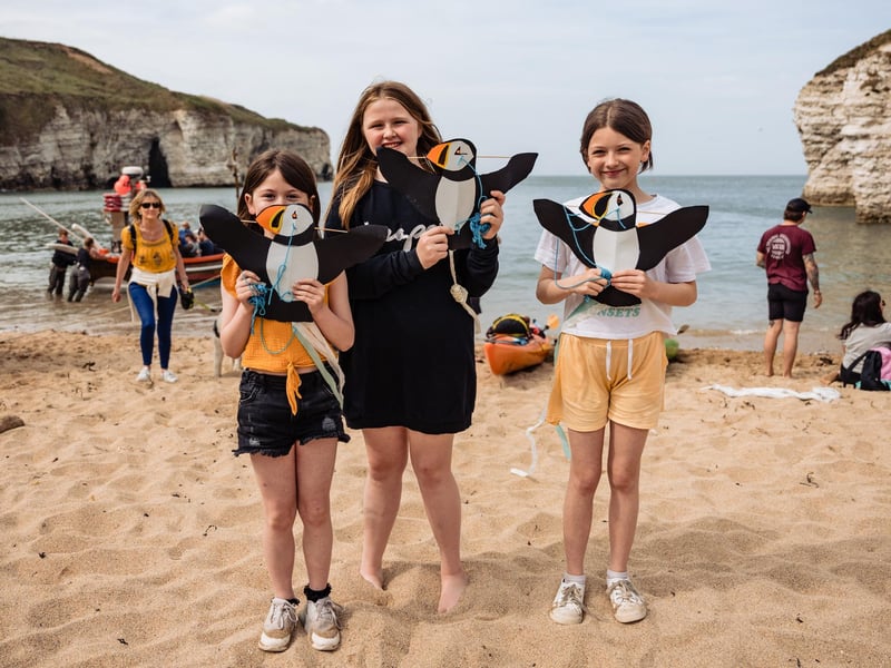 Children will have the chance to try out some puffin-themed crafts by making a sock puffin with Thread and Press.