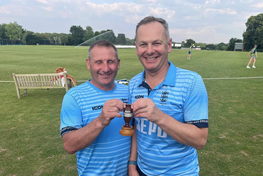 Former Whitby Cricket Club skipper Luke Jarvis, right, is ready for the World Cup.
