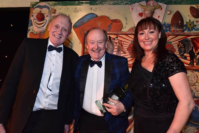 Tony was recognised for 50 years in showbusiness at the Scarborough News Business Excellence Awards