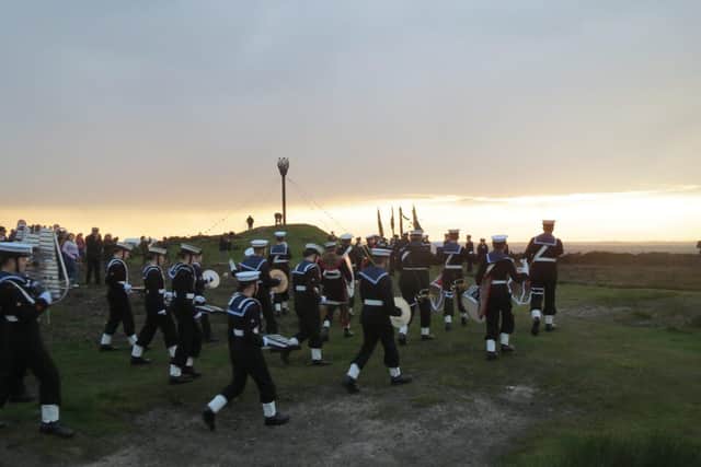 Scarborough Sea Cadets and Royal British Legion Standards