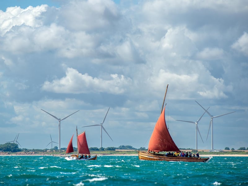 The festival had to restrict sailing to just one day instead of the full weekend, due to unfavourable sea conditions.