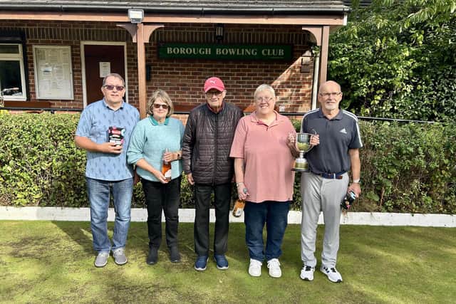 Jo Gates and Shaughan Temple won the Nalton Pairs title