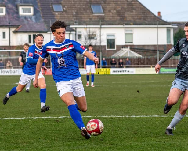 Whitby Town lost 3-1 at home to Worksop Town. Photo by Brian Murfield