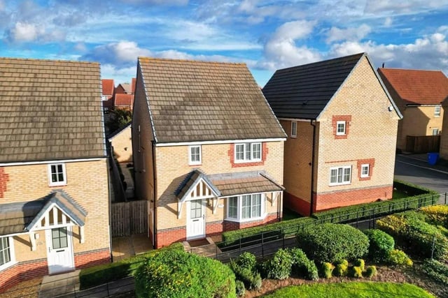 This four bedroom and two bathroom detached house is for sale with Hope & Braim Estate Agents with a guide price of £344,500.