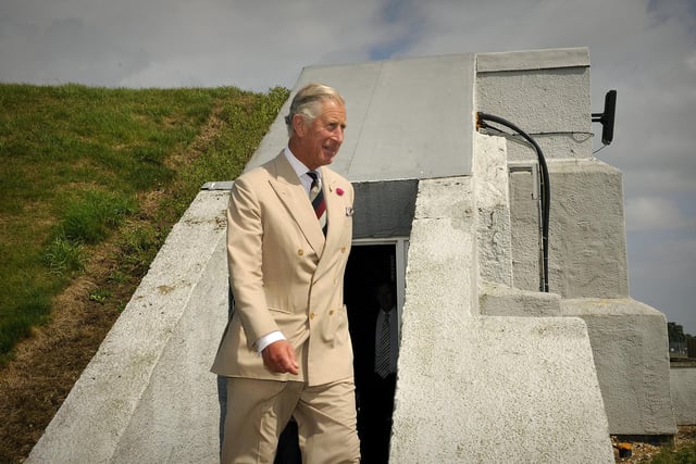 King Charles III visited GCHQ  in Scarborough in 2014