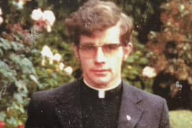 Father Pat Keogh pictured in 1973, the year he was ordained.