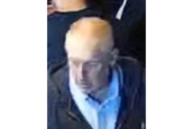 Police have released an image of a man they would like to speak to