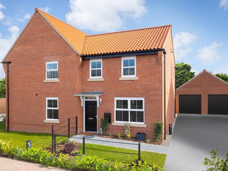 Exterior of an Archwood three-bedroom property.