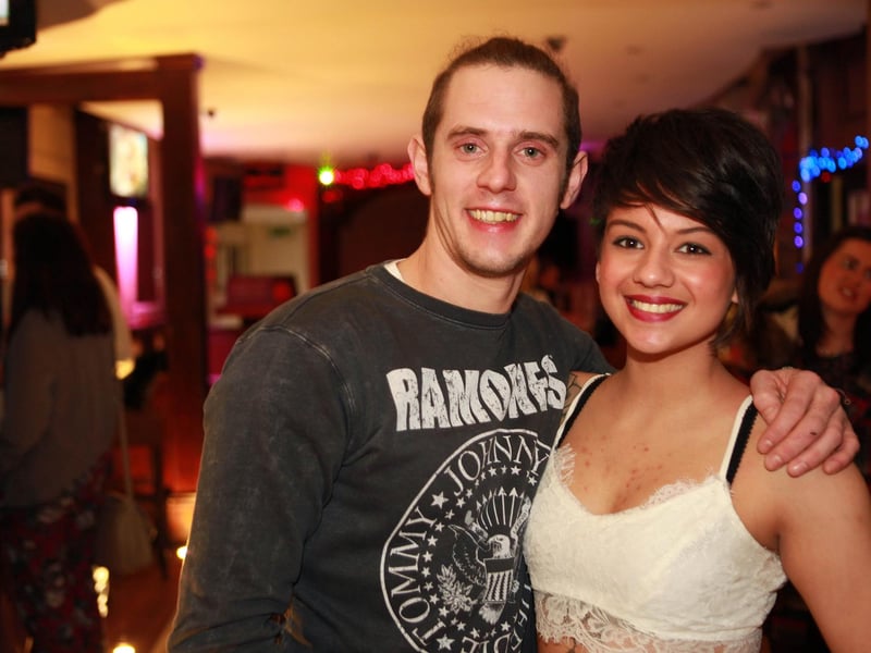 Danny and Bobbie catching up in Bar2B