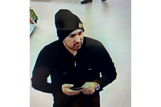 Officers have released a CCTV image of a man they believe may be able to help with their enquiries