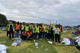 The clean up team for Leeds Festival 2023 are helping a number of charities by repurposing tents and sleeping bags left at the venue.