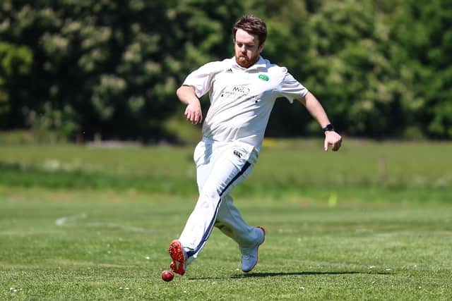 Mulgrave in fielding action.