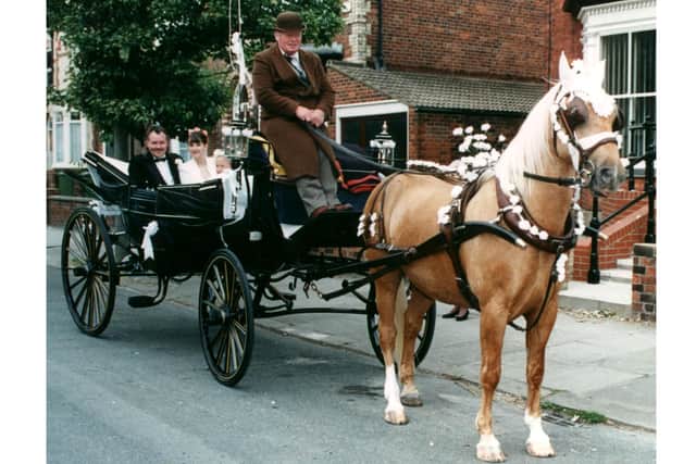 Mr Nicholls was well known around Bridlington for his iconic horse-drawn landau, which was used for weddings, funerals, carnivals and tourist rides across the town.