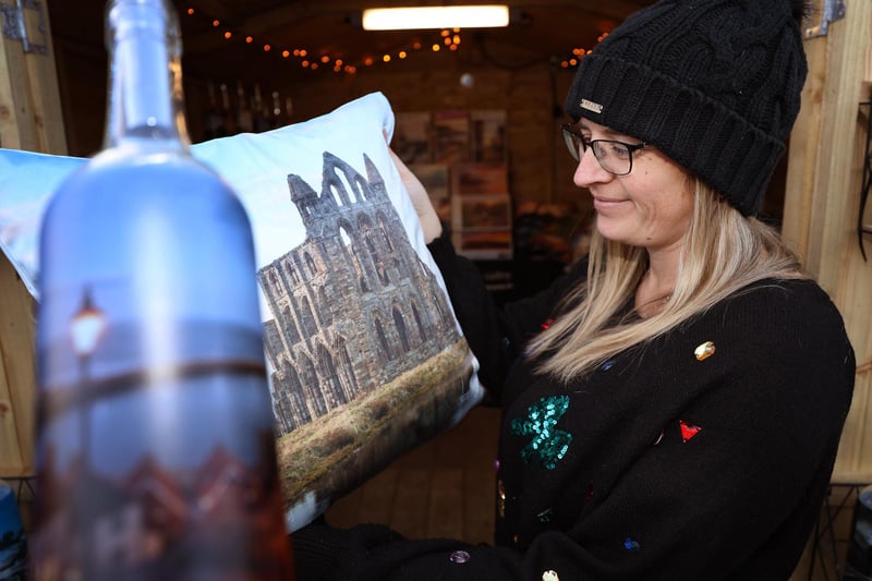 Jemma Smithies at her stall.